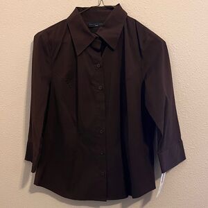 Apostrophe Chocolate Brown Top